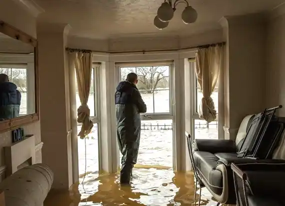 water damage restoration service West Liberty